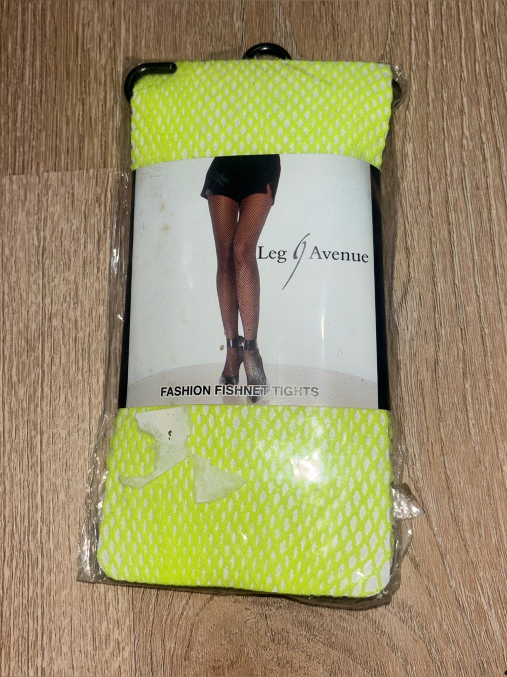Leg Avenue Neon Lime Fishnet Tights